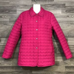 Michael Michael Kors Pink Quilted Coat